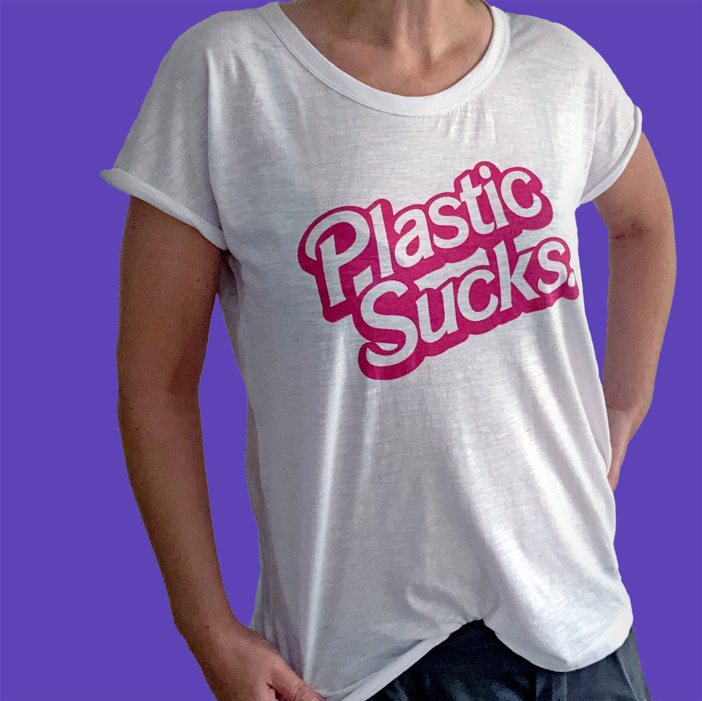Plastic sucks barbie girl shirt