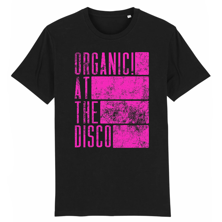Black organic at the disco shirt