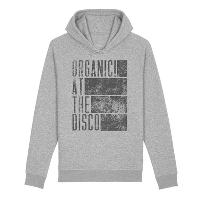 Organic grey hoodie disco
