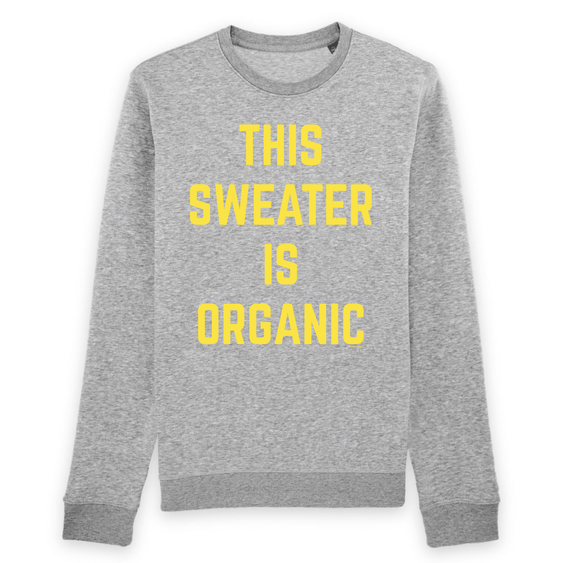 Organic statement sweatshirt grey