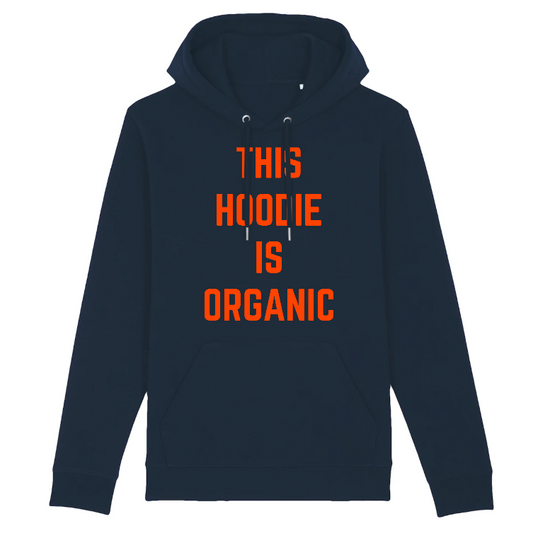 Navy organic hoodie