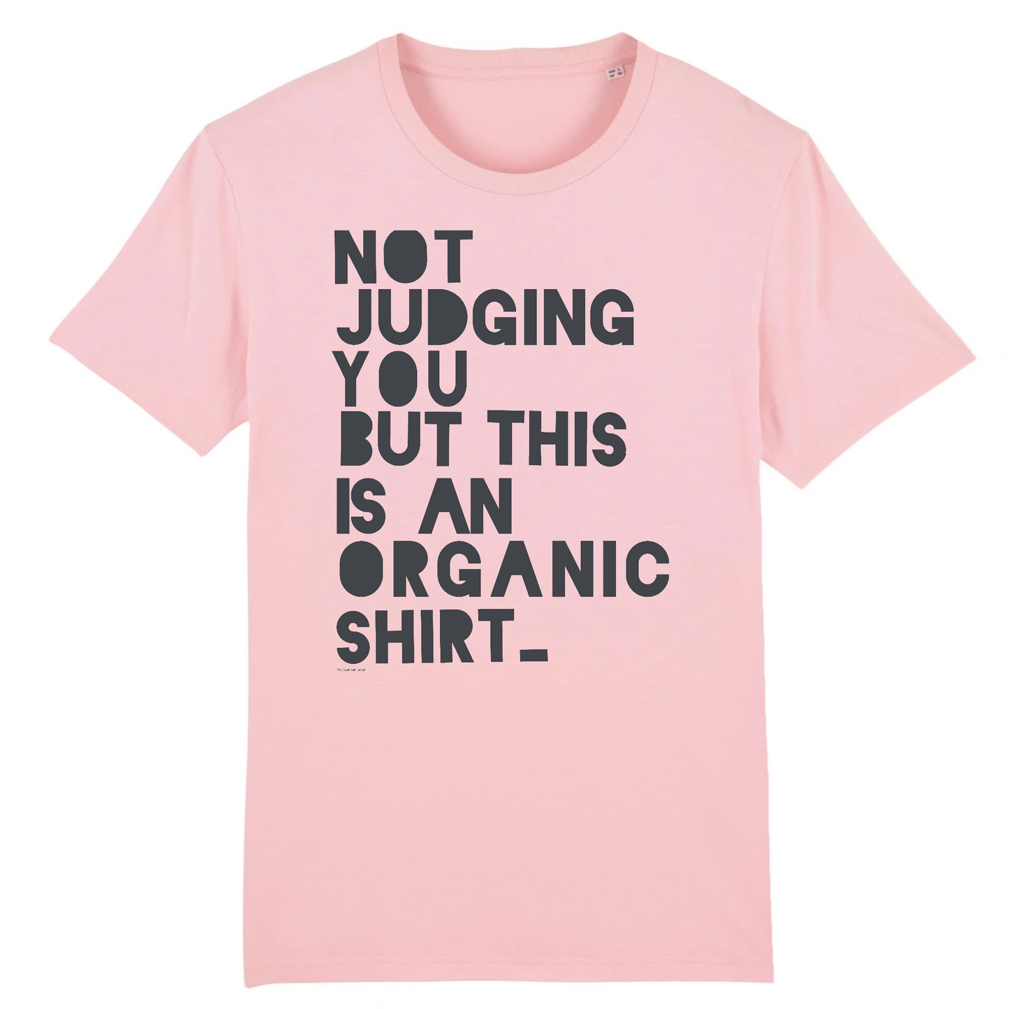 Organic pink statement shirt