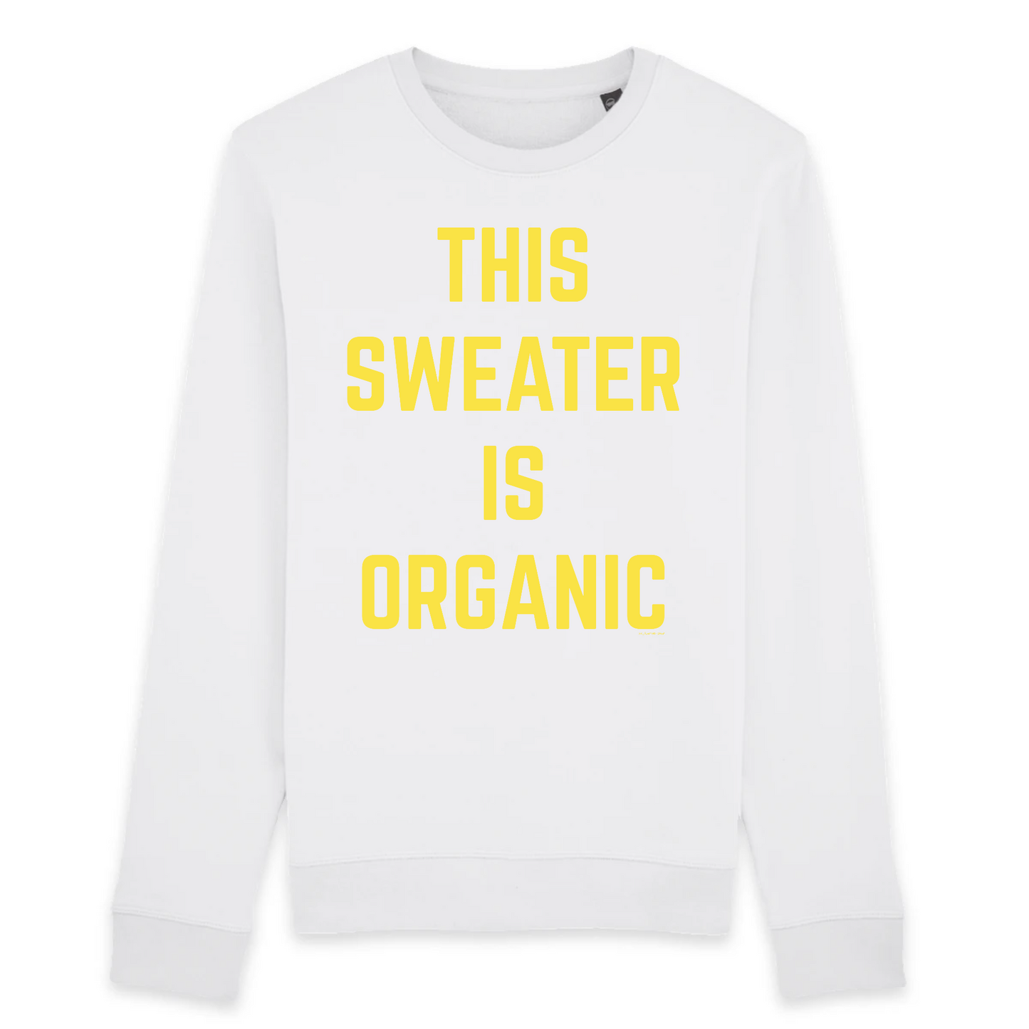 Organic statement sweatshirt White