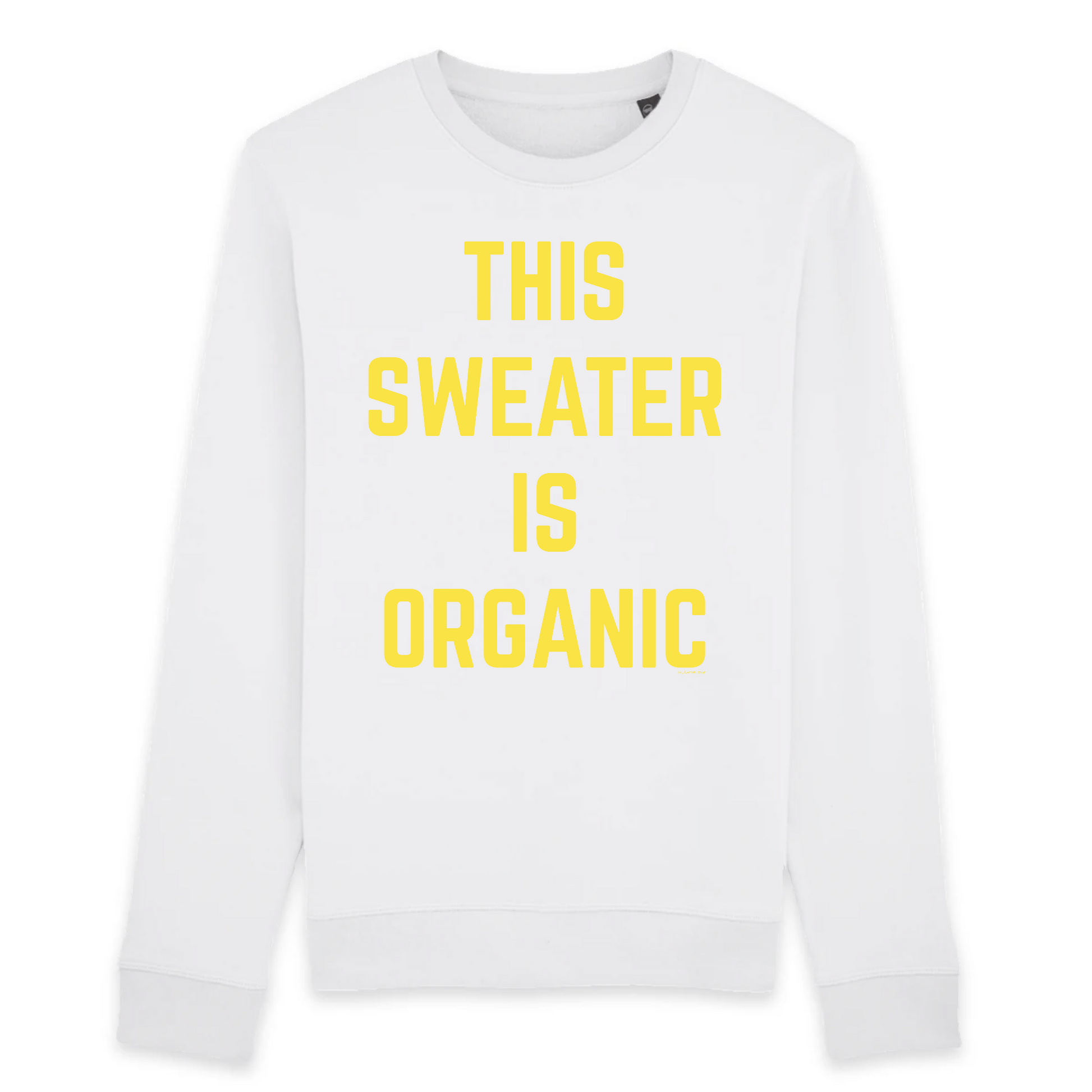 Organic statement sweatshirt White
