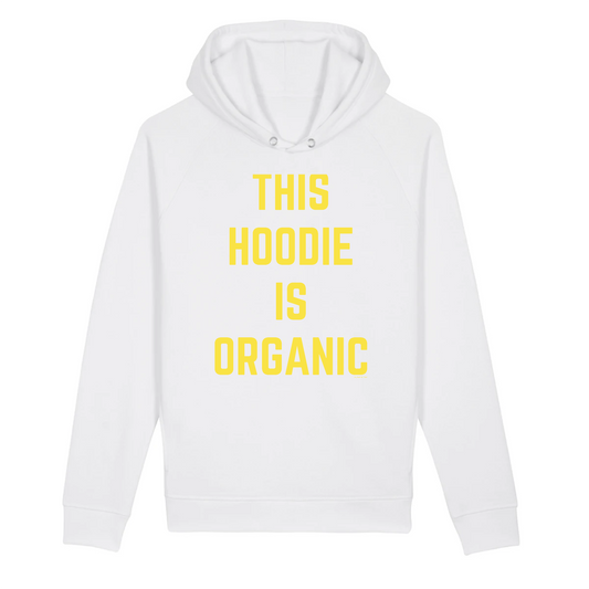 Organic statement hoodie White
