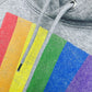 Organic Pride unisex hoodie in top quality. Show the LGBT flag colors with this Gay pride hoodie, Printed with big equality, pride and rainbow statement graphic. For yourself, for a gift to a gay or non gay friend. Sustainable with eco certifed ink.