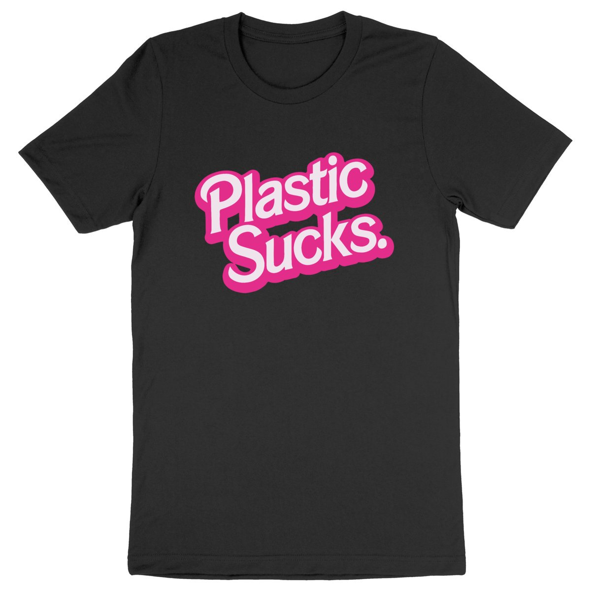 PLASTIC SUCKS BARBIE| BLACK SHIRT